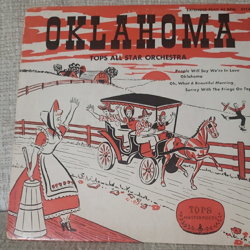 Oklahoma All Star Orchestra Vinyl Record 45 RPM